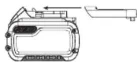 DEWALT DCM848 - Transport des FLEXVOLT™-Akkus - 1