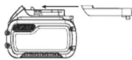DEWALT DCM848 - FLEXVOLT™-akun kuljetus - 1