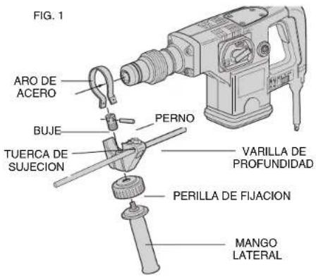 DEWALT DW541K - PARAMONTARLO EN LA POSICION TRASERA (FIGURA 2) - 1