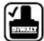 DEWALT DW972 - Sarj adaptorü ve akü uzerindeki etiketler - 8