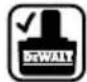 DEWALT DW972 - Labels op de oplader en op de accu - 8