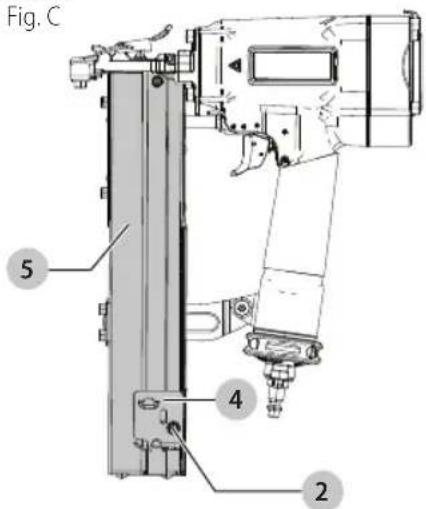 DEWALT DW451S2 - Cargue los Sujetadores (Fig. C) - 1