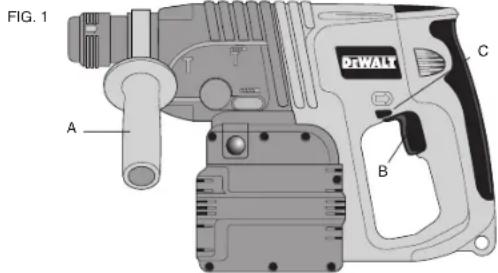 DEWALT DW005 - Side Handle (Fig. 1) - 1