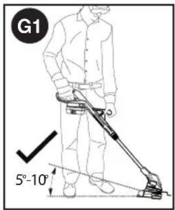BLACK & DECKER GL300P - FONCTIONNEMENT DU TAILLE-BORDURES - 2