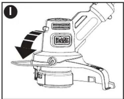 BLACK & DECKER GL300P - CONVERTIR AU MODE COUPE-BORDURE - 2