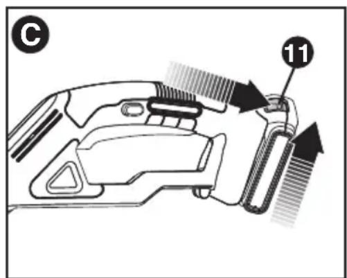 BLACK & DECKER GL300P - INSERTION ET RETRAIT DU BLOC-PILES DE L'OUTIL - 2