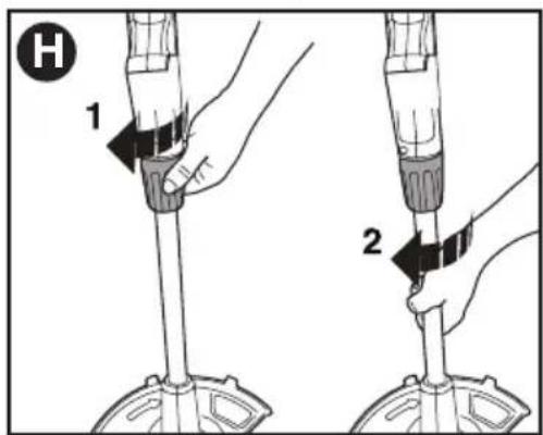 BLACK & DECKER GL300P - CONVERT TO EDGING MODE - 1