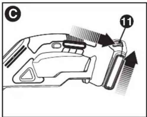 BLACK & DECKER GL300P - INSTALLING AND REMOVING THE BATTERY PACK FROM THE APPLIANCE - 2
