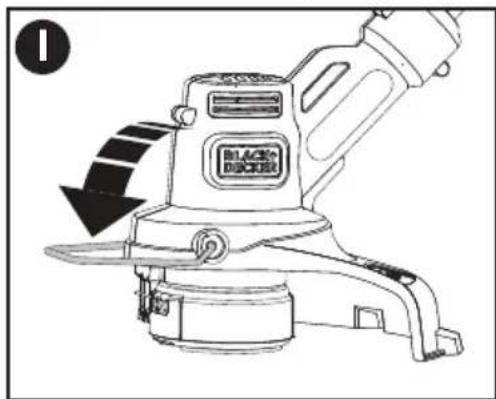 BLACK & DECKER GL300P - CONVERT TO EDGING MODE - 2