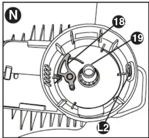 BLACK & DECKER GL300P - REPLACING THE SPOOL - 1