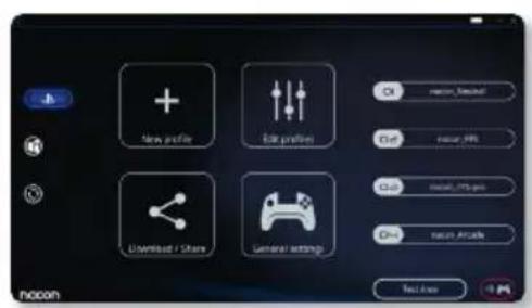 Nacon Revolution Pro Controller 3 - Dopo aver installato la companion app per PC/Mac, sarà possibile effettuare le seguenti operazioni: - 1