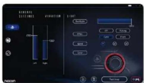 Nacon Revolution Pro Controller 3 - Po instalacji aplikacji towarzyszącej PC / Mac możliwe jest wykonanie następujących czynności: - 4