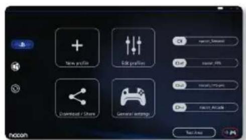 Nacon Revolution Pro Controller 3 - After installing the PC / Mac companion app you will be able to do the following: - 1