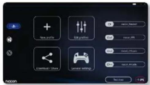 Nacon Revolution Pro Controller 3 - Nadat je de PC/MAC Companion app hebt gedownload, heb je de volgende mogelijkheden: - 1
