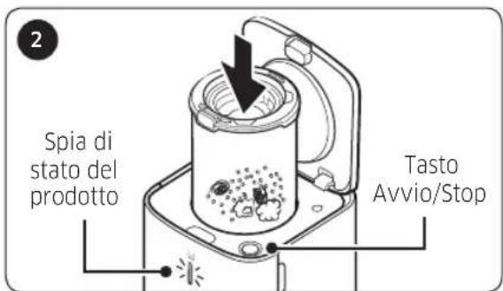 SAMSUNG Clean Station VCASAE904 - Uso della Clean station - 2