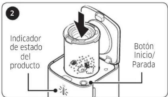 SAMSUNG Clean Station VCASAE904 - Uso de la estación de limpieza - 2