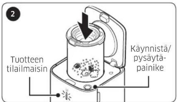 SAMSUNG Clean Station VCASAE904 - Puhdistusaseman käyttäminen - 2