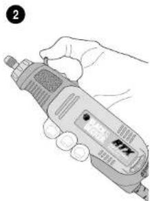 BLACK & DECKER RTX1 - ALWAYS WEAR EYE PROTECTION WHEN USING THIS TOOL! - 2
