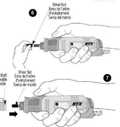 BLACK & DECKER RTX1 - ALWAYS WEAR EYE PROTECTION WHEN USING THIS TOOL! - 6