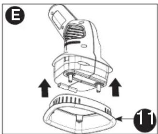 BLACK & DECKER LGC120 - SHROUD ASSEMBLY (FIG. E) - 1