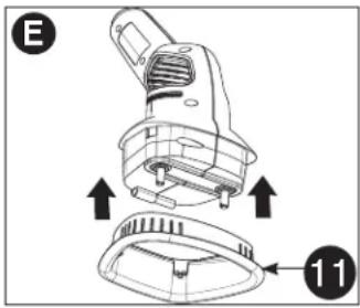 BLACK & DECKER LGC120 - MONTAJE DE LA CUBIERTA (FIG. E) - 1