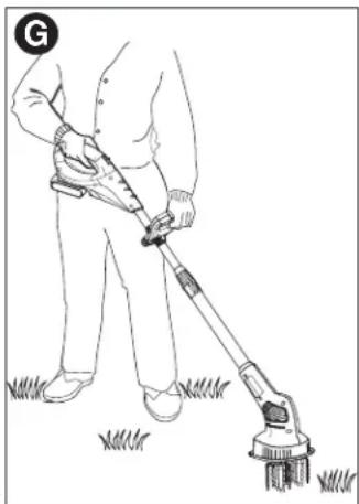 BLACK & DECKER LGC120 - OPERACION (FIG. G,H) - 1