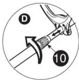 BLACK & DECKER LGC120 - POLE EXTENSION (FIG. D) - 1