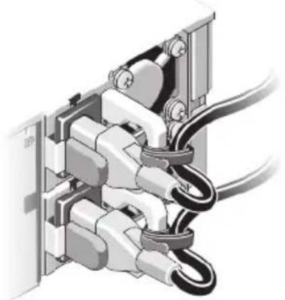 AXIS S1032 - Conexión de los cables - AXIS S1048 - 3
