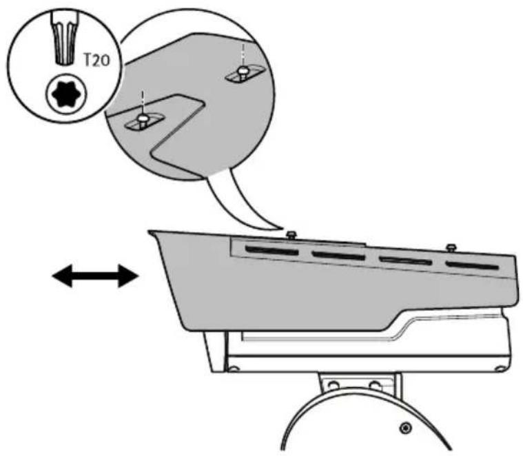 AXIS Q8741E - Cómoajustarelparasol - 1