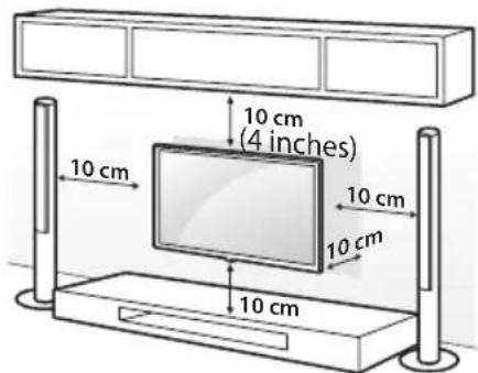 LG 65UT570H0UB - Mounting on a Wall - 1