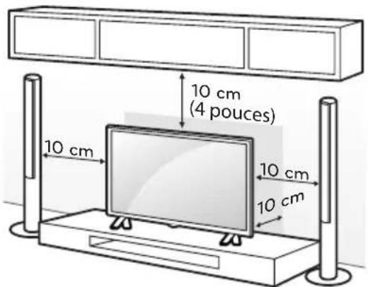 LG 70UJ6570 - Installation sur une table - 1