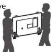 LG 70UJ6570 - Lifting and Moving the TV - 3