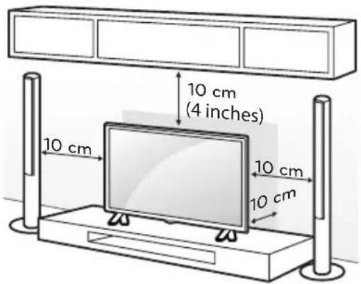 LG 70UJ6570 - Mounting on a Table - 1