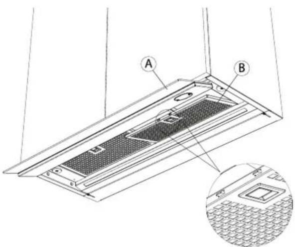 NOVY Fusion Pro 8770 - Accès au filtre à graisses - 1
