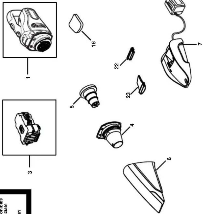 BLACK & DECKER Dustbuster DV6005N - DV6005(N) - DV7205(K)(N) - DV9605(K)(N) - DV1205(N) TYP. H2 - 1