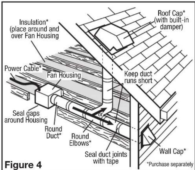Air King E80SH - Ducting - 3