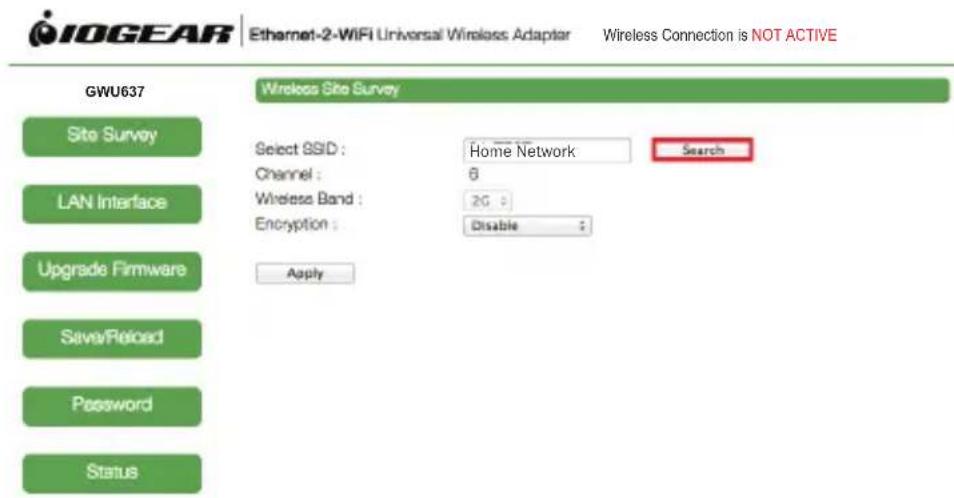 IOGEAR GWU637 - Select Network. - 6