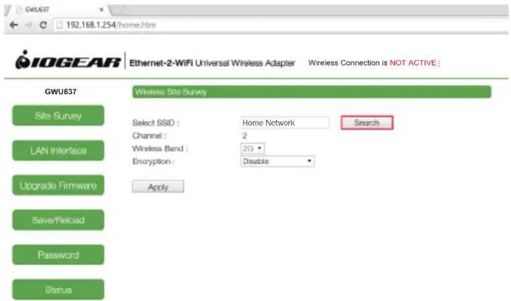 IOGEAR GWU637 - Configuration sans fil - Windows - 8