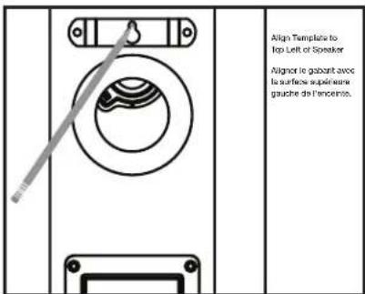 POLK TSx 550T - TSx110B Wall Mount Template - 1
