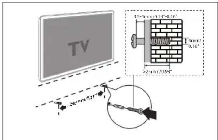 MAGNAVOX MSB4560 - Fixation murale de la barre de son (optionnelle) - 1