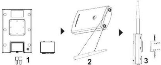 GRANDSTREAM GWN7605 - Supporto montaggio a parete - 1