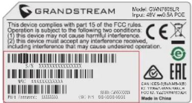 GRANDSTREAM GWN7605 - CONNECT TO GWN7605LR DEFAULT Wi-Fi NETWORK - 1