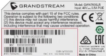 GRANDSTREAM GWN7605 - VERBINDEN SIE SICH MIT DEM VOREINGESTELL- TEN Wi-Fi-NETZWERK DES GWN7605LR - 1