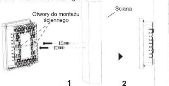 Otwory do montażu scjennego Ściana 1 2