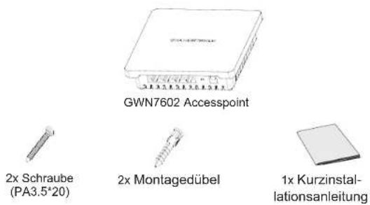 GRANDSTREAM GWN7602 - VERPACKUNGSINHALT - 1