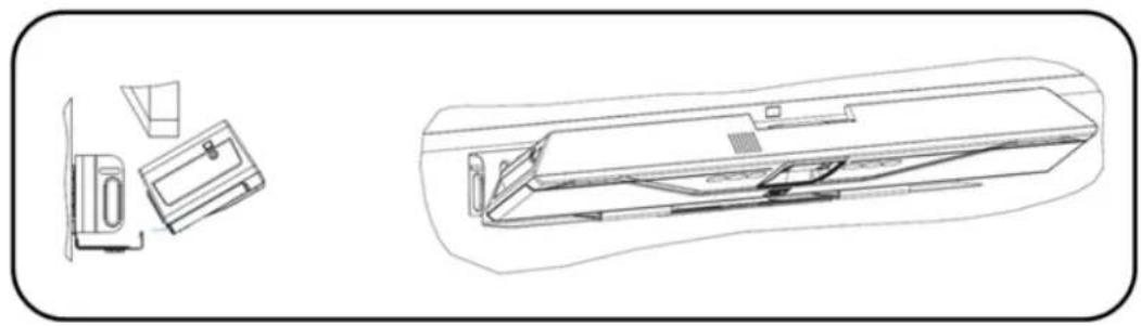 YAMAHA CS700 - Placing the CS-700 unit on the bracket - 1
