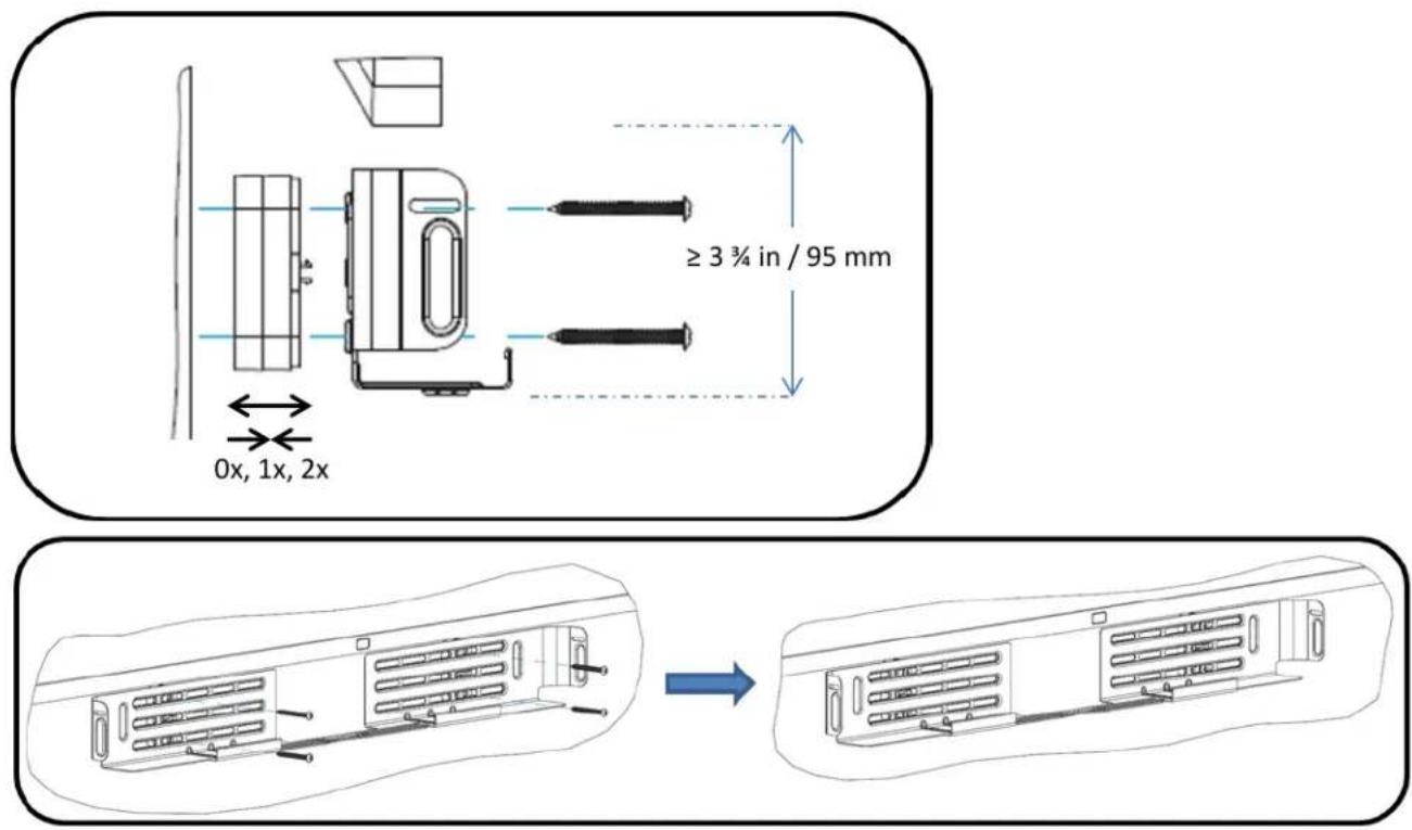 YAMAHA CS700 - Bracket installation - 1