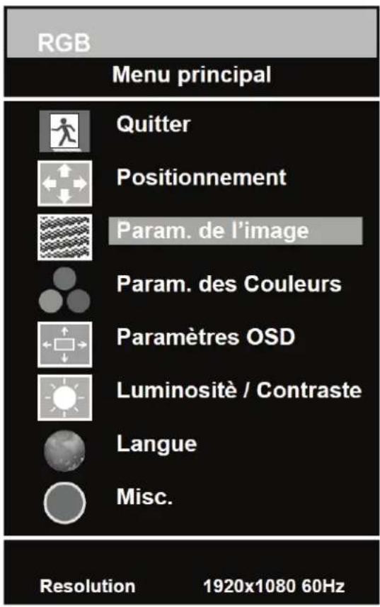 REVO RM23OR1 - Image Settings (Réglages de l'Image) - 1
