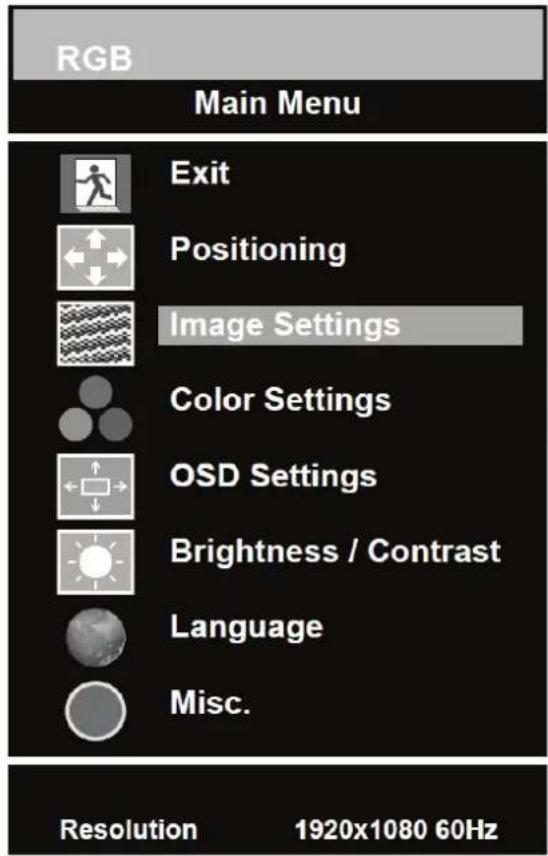 REVO RM23OR1 - Image Settings - 1
