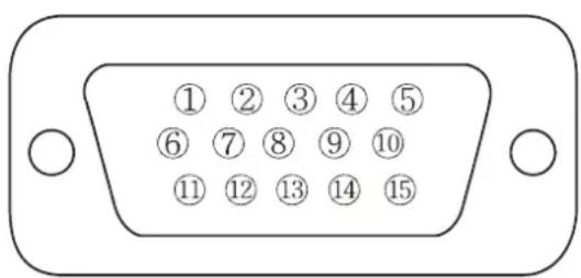 REVO RM23OR1 - ATTRIBUTIONS DES BROCHES DU CONNECTEUR D-SUB - 1